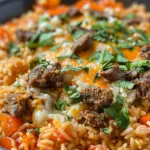 Steak Queso Rice