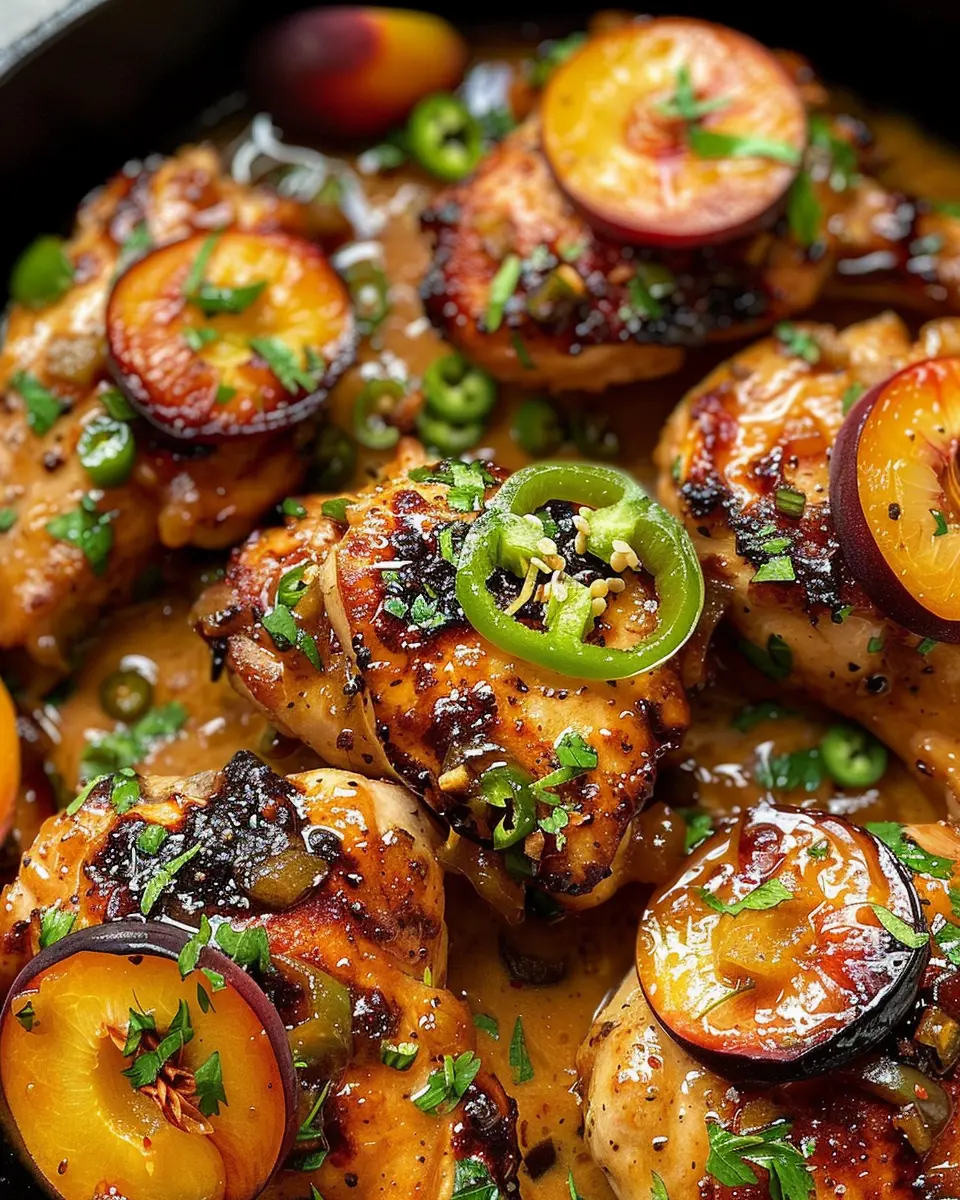Jalapeno Peach Chicken: A Juicy Twist for Your Dinner Table