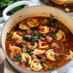 Italian Sausage Tortellini Soup