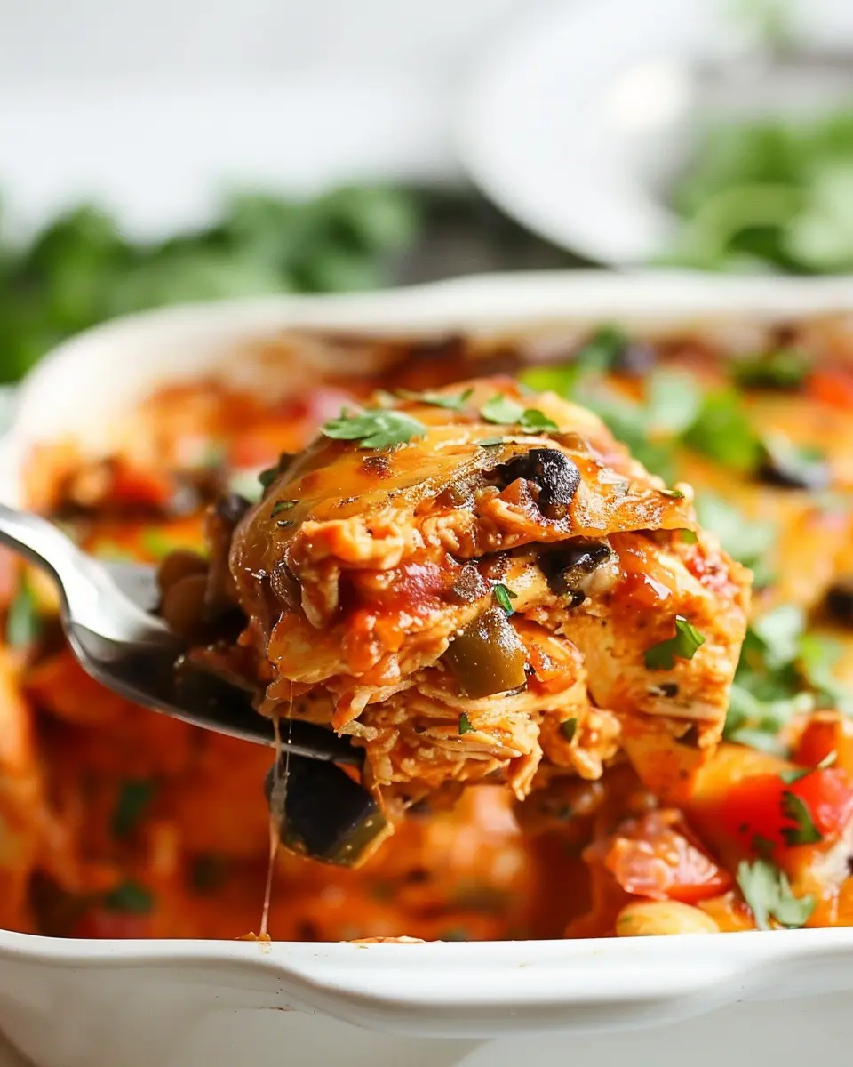 Southwest Chicken Casserole: Easy Comfort Food with Turkey Bacon