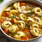 Easy Chicken Tortellini Soup