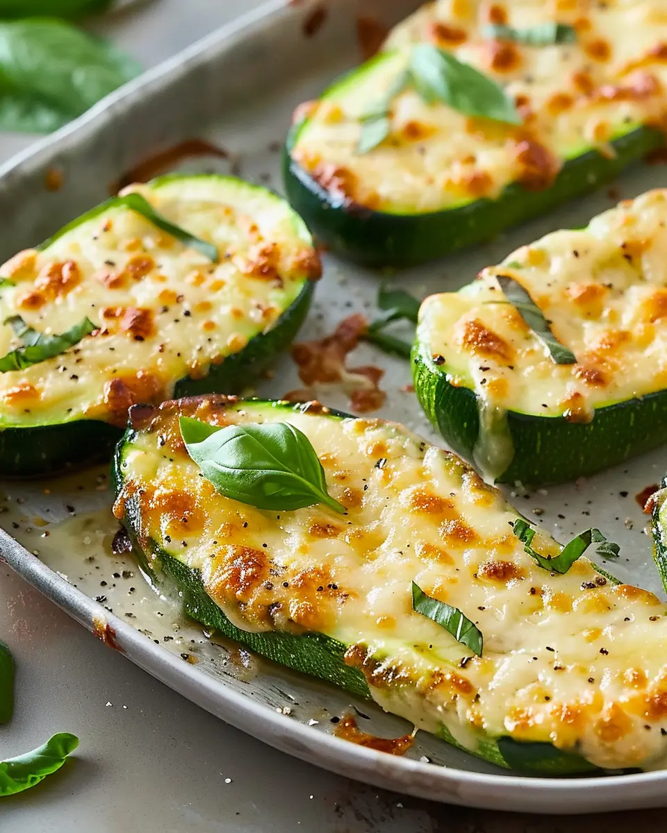 Cheesy Garlic Zucchini Steaks: Easy &amp; Indulgent Veggie Delight