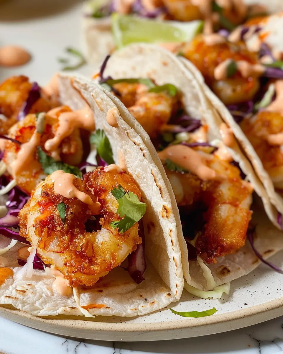 Air Fryer Bang Bang Shrimp Tacos: Easy, Delicious, and Crispy