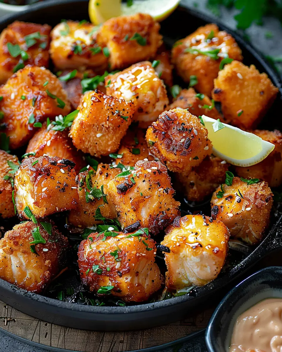 Air Fryer Bang Bang Salmon Bites: Easy, Flavorful Delight