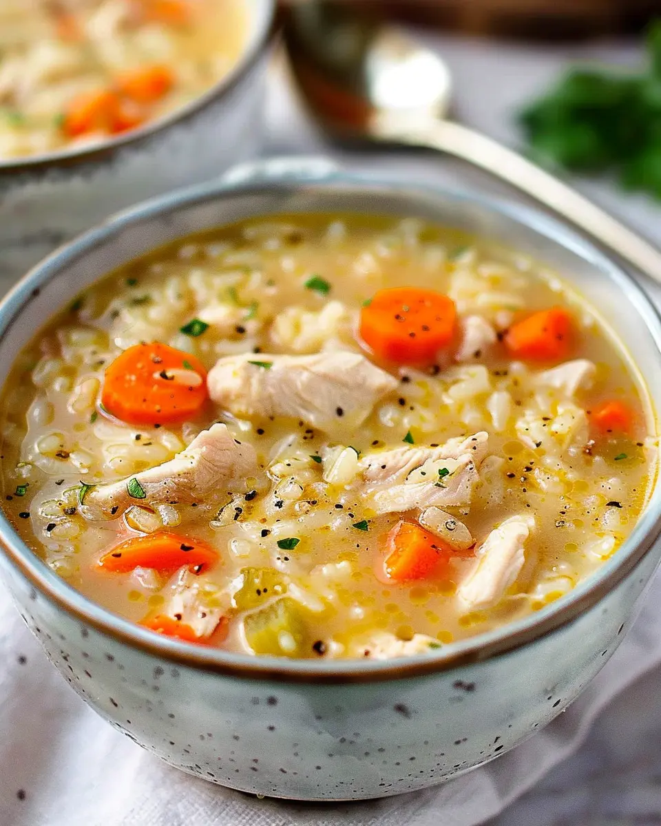 Easy Chicken and Rice Soup: A Cozy Comfort Meal for Any Day