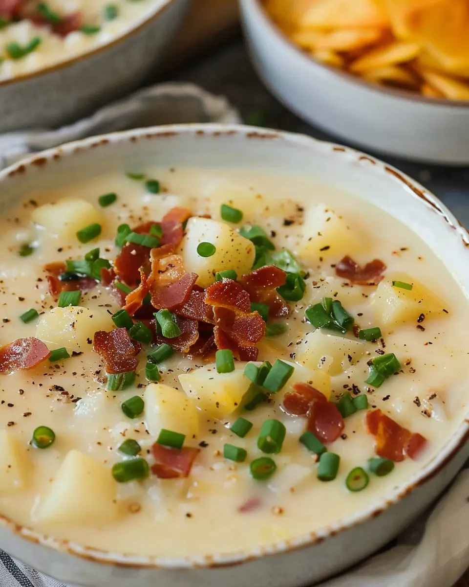 Potato Soup Recipe: Easy, Creamy Comfort with Turkey Bacon