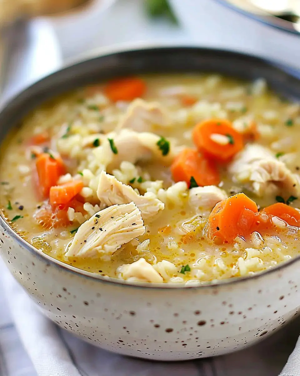 Easy Chicken and Rice Soup: A Cozy Comfort Food Delight