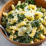 Kale Caesar Pasta Salad