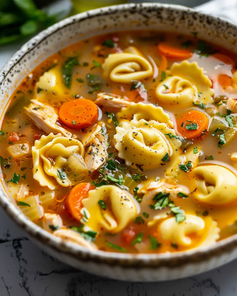 Chicken Tortellini Soup Recipe: Easy and Comforting for Cozy Nights