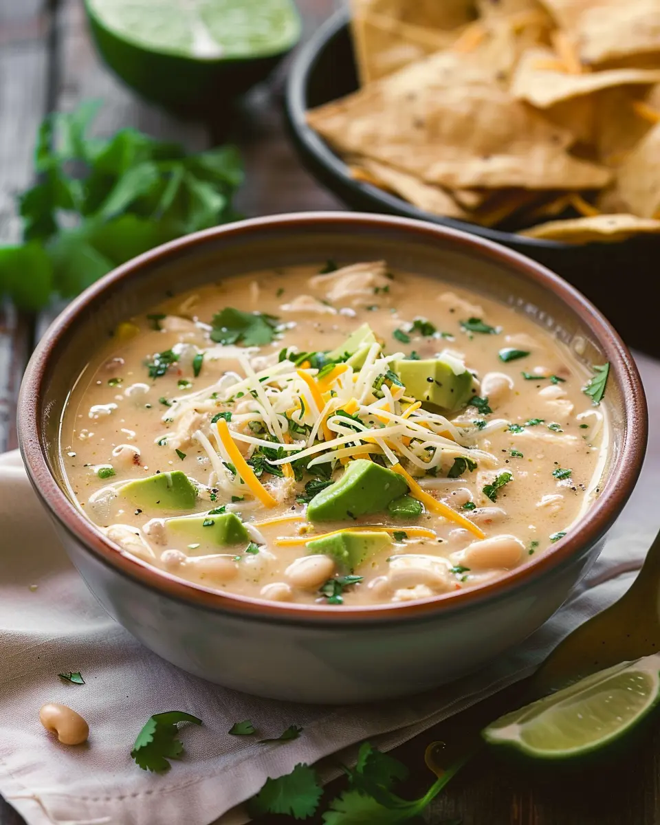 White Chicken Chili: Easy Comfort Food with Turkey Bacon Bliss
