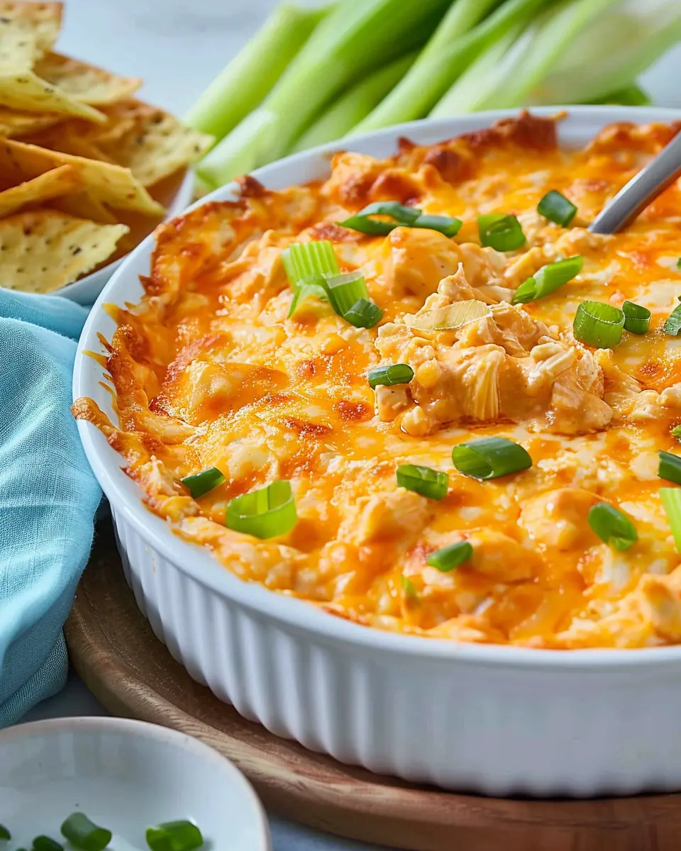 Buffalo Chicken Dip: Deliciously Creamy with Turkey Bacon Twist