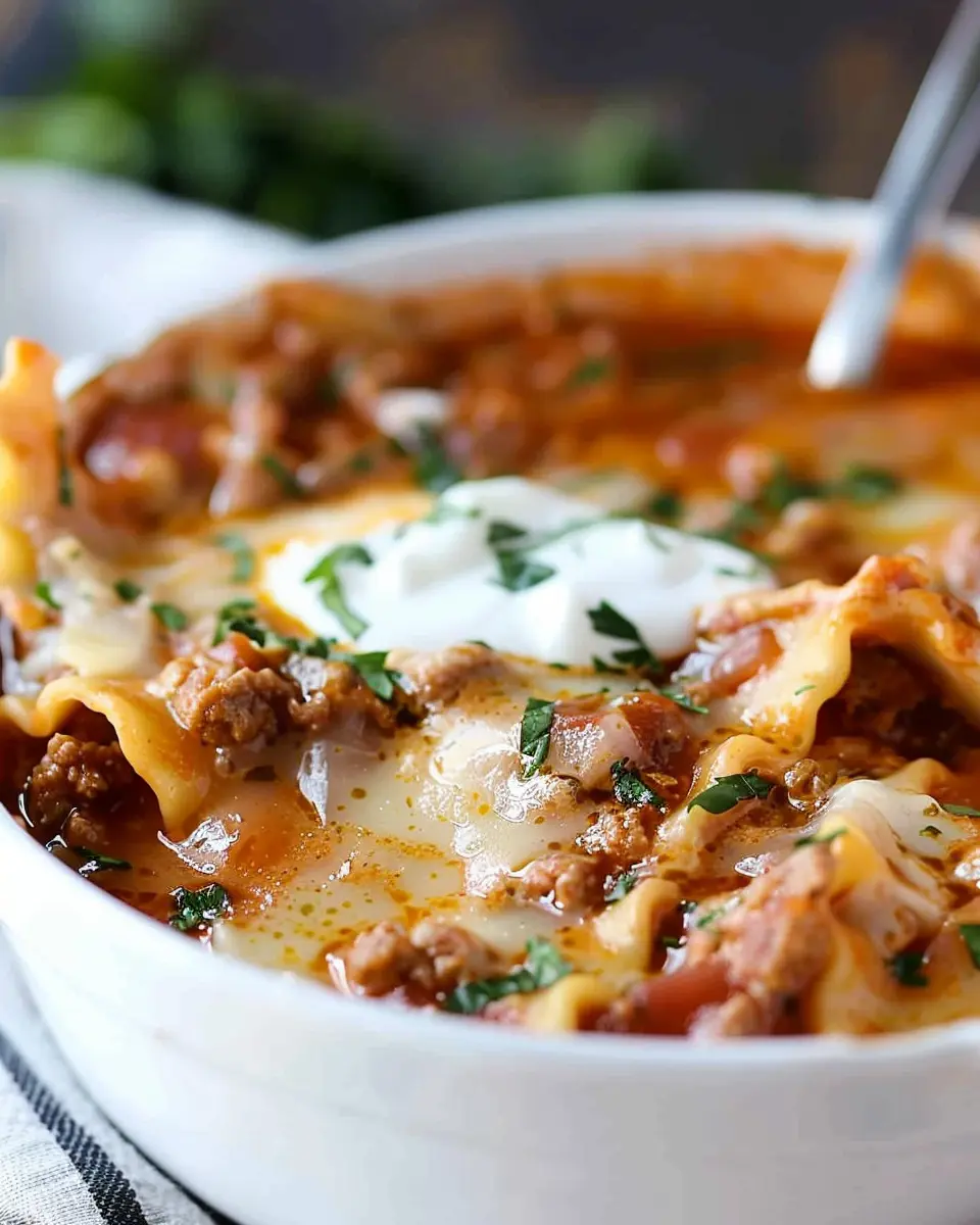 Easy Lasagna Soup: A Cozy, Flavorful Twist with Turkey Bacon