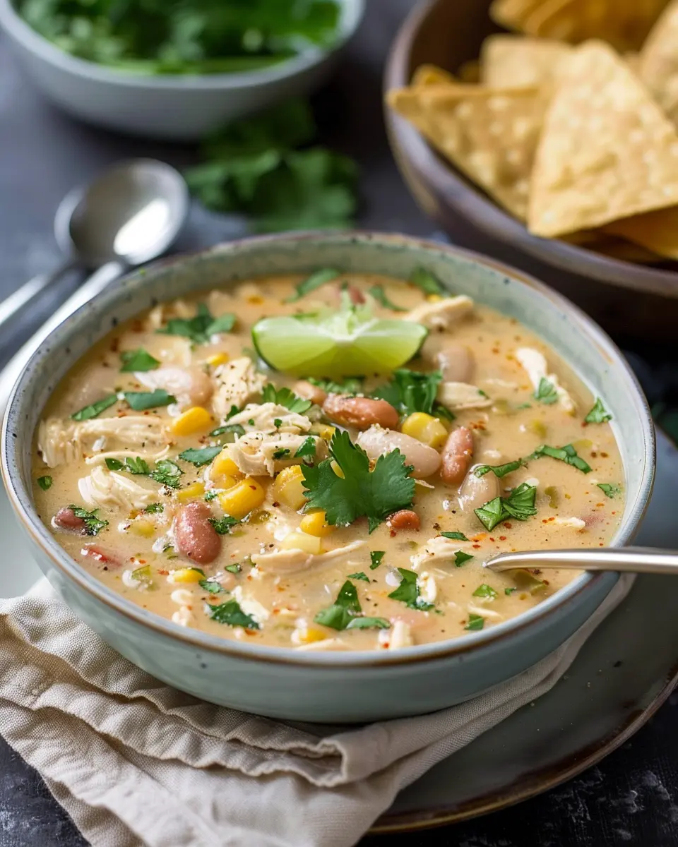 The Best White Chicken Chili: A Cozy, Hearty Delight with Turkey Bacon