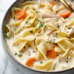 Easy Creamy Chicken Noodle Soup