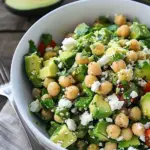 Chickpea, Avocado, & Feta Salad
