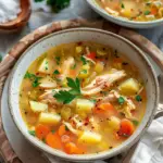 Comforting Chicken Soup with Potatoes