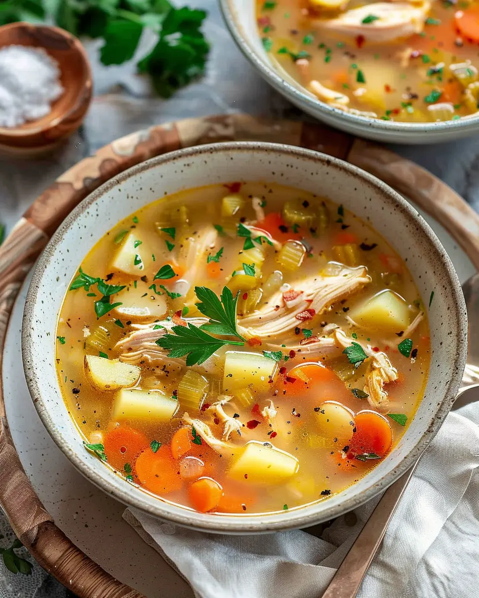 Comforting Chicken Soup with Potatoes: An Easy Family Favorite