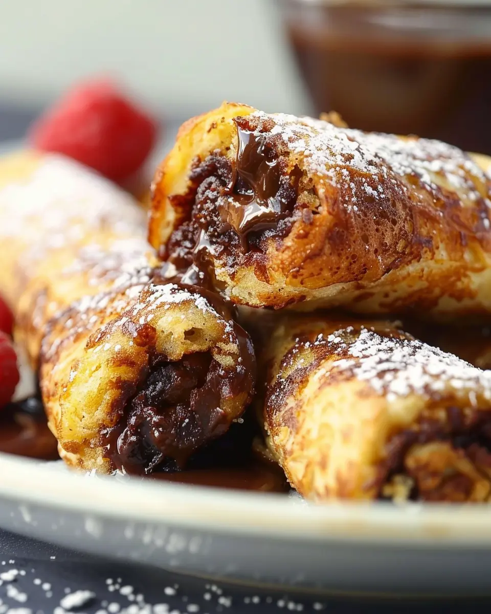 French Toast Rolls mit Nutella: Easy Indulgence for Breakfast Bliss