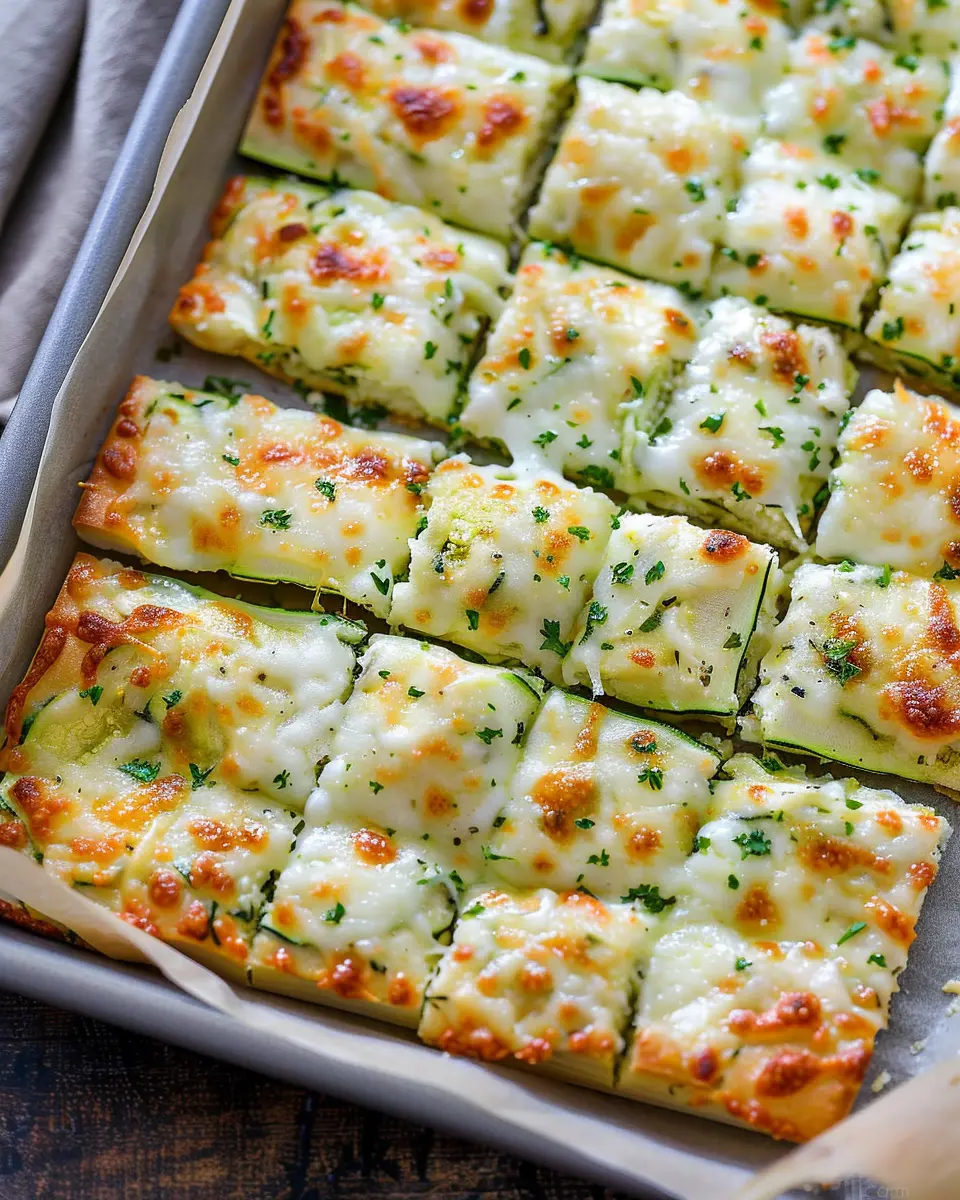 Cheesy Zucchini Breadsticks: The Best Easy Snack Recipe