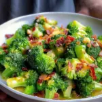 Broccoli With Garlic Sauce & Bacon