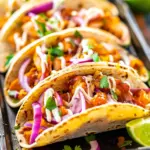 Garlic Butter Honey BBQ Chicken Tacos