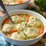 Comforting Chicken Dumpling Soup