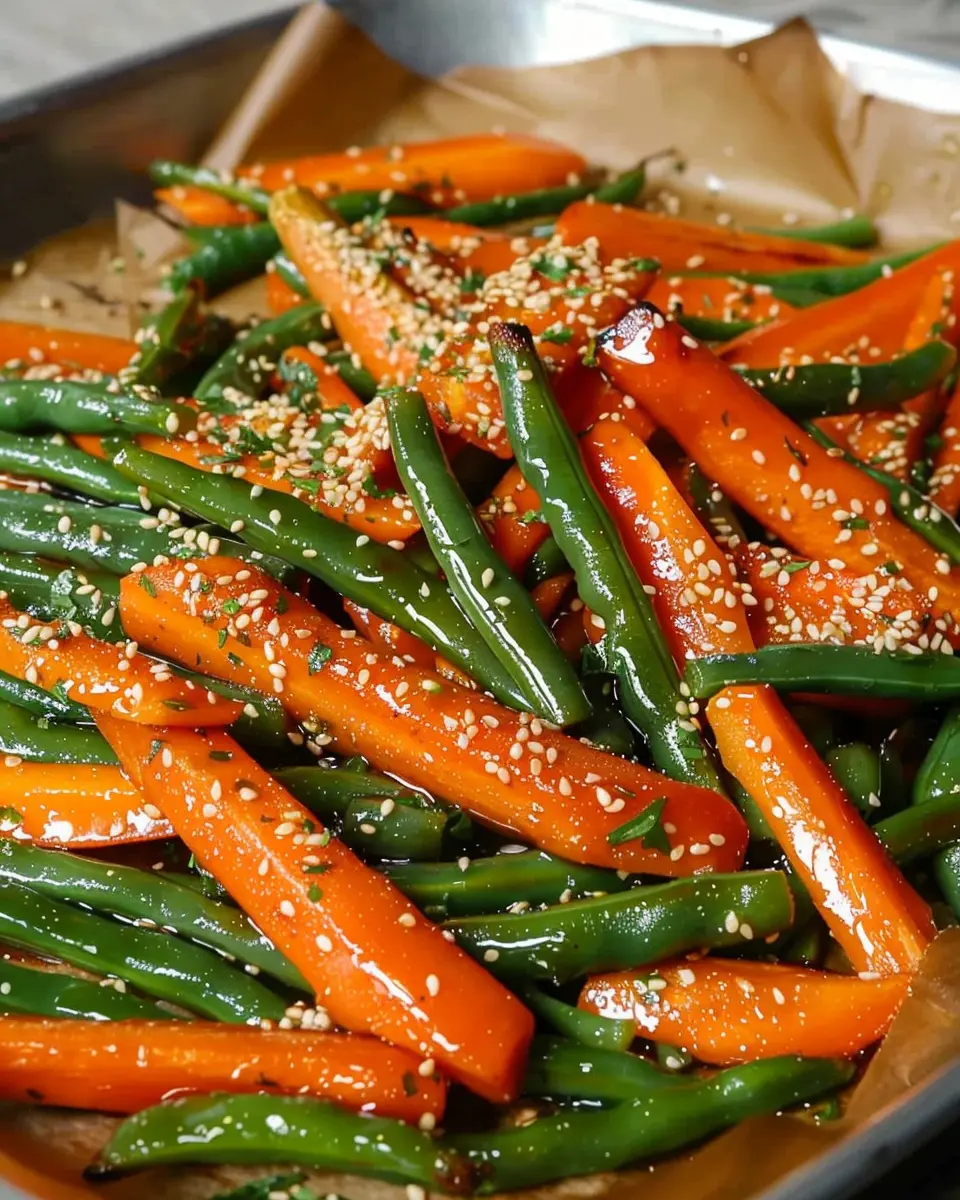Honey Glazed Carrots &amp; Green Beans: Easy Family-Friendly Side