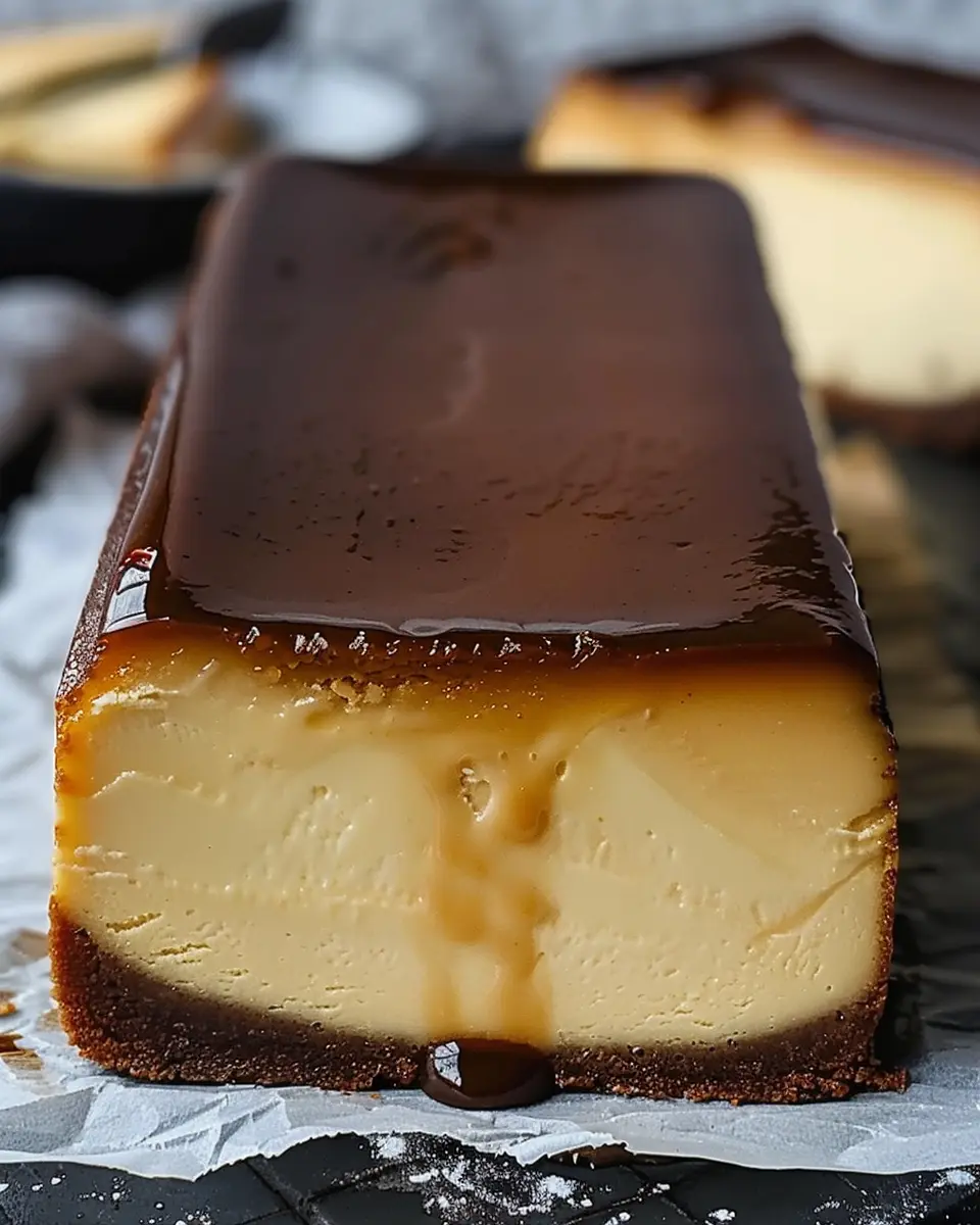 Indulgent Burnt Basque Cheesecake in a Loaf Pan for Easy Baking