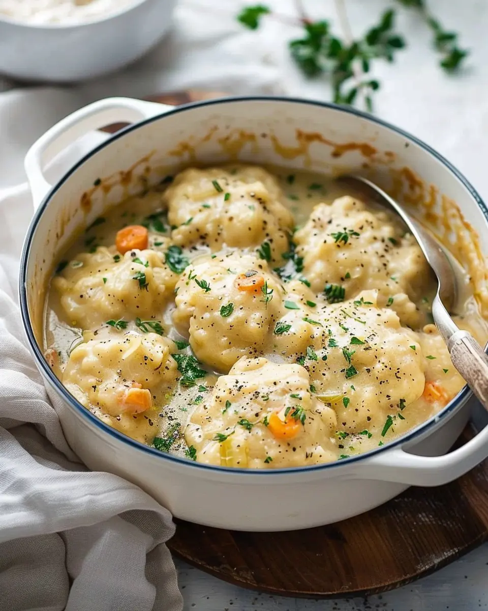 Chicken and Dumplings Made Easy: A Cozy Comfort Food Delight