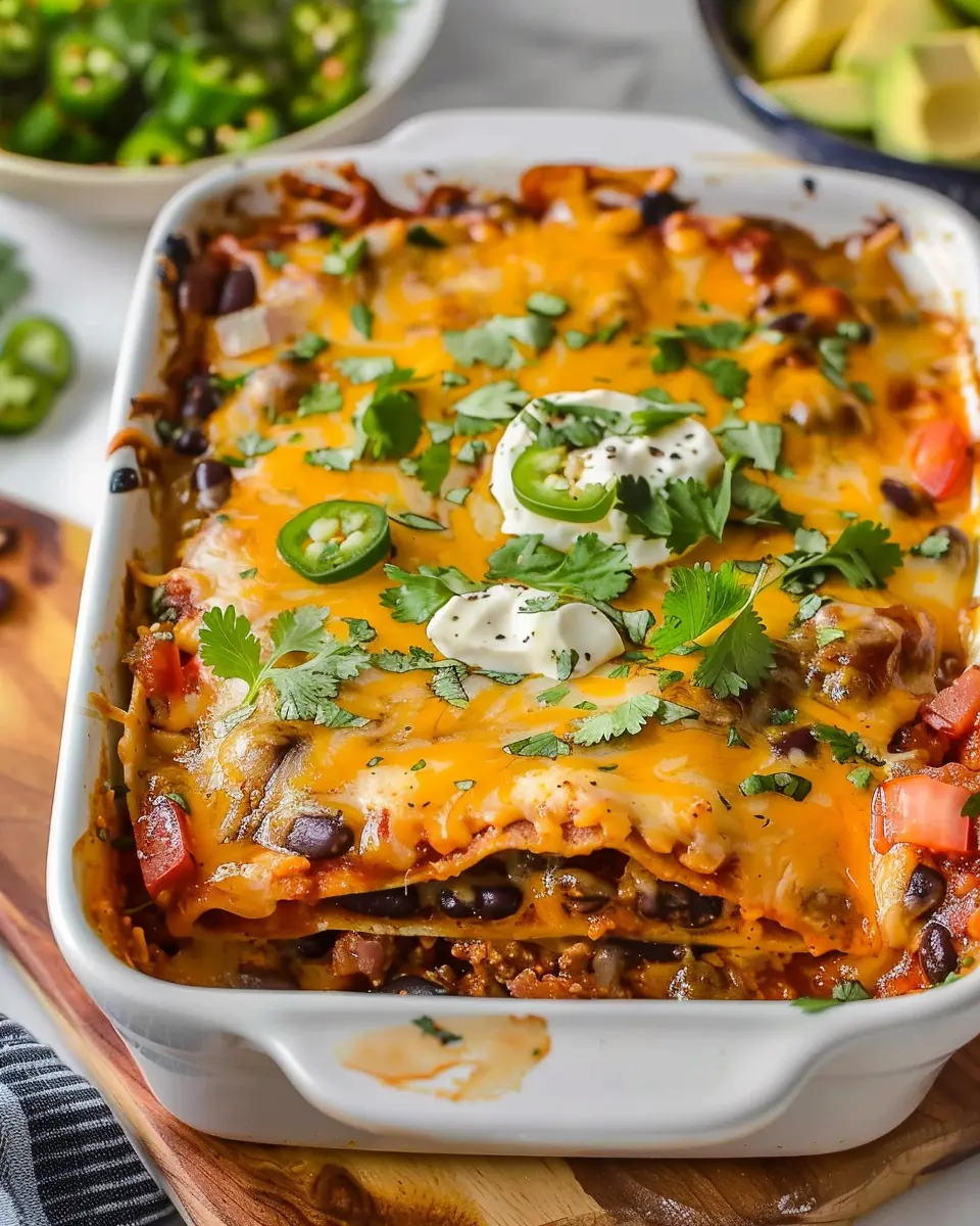 Beef Enchilada Casserole: A Cheesy Comfort Food Delight