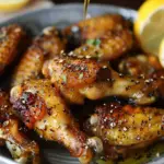Lemon Pepper Wings with Honey