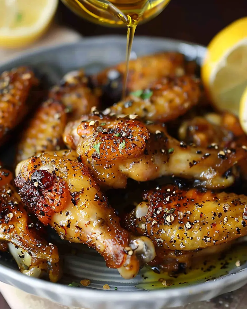 Lemon Pepper Wings with Honey: Easy and Deliciously Sticky Recipe