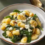 Creamy Gnocchi with Spinach and Feta Recipe