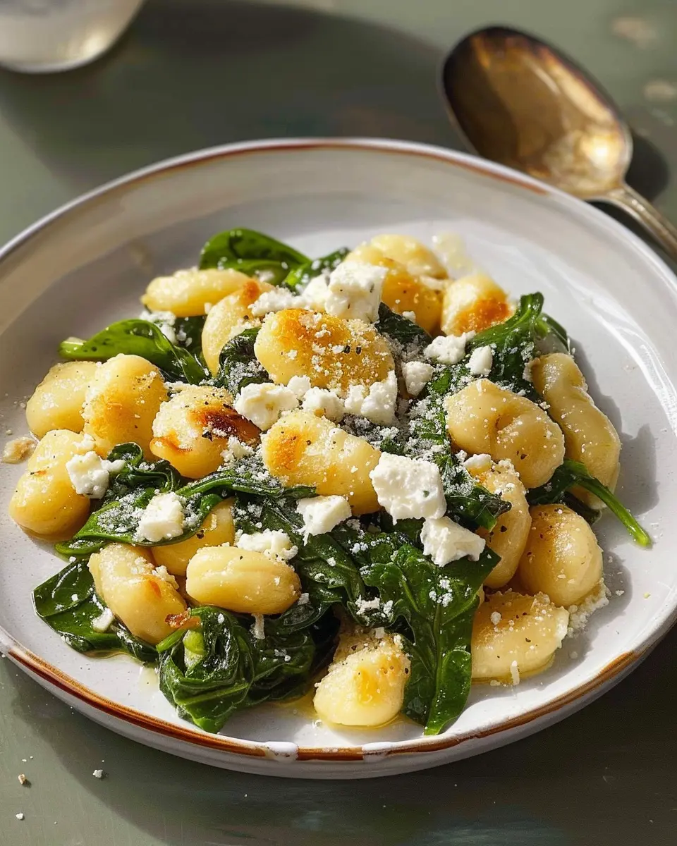 Creamy Gnocchi with Spinach and Feta: A Delicious Twist on Comfort