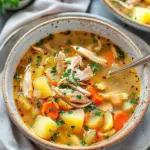 Comforting Chicken Soup with Potatoes