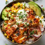 Street Corn Chicken Rice Bowl