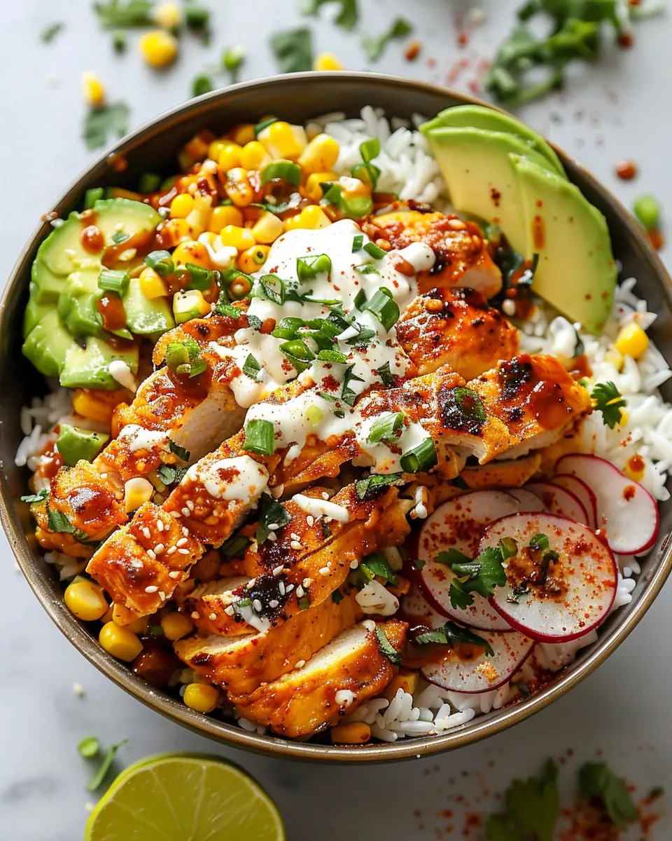 Street Corn Chicken Rice Bowl: Easy and Delicious Weeknight Meal