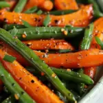 Honey-Glazed Carrots and Green Beans