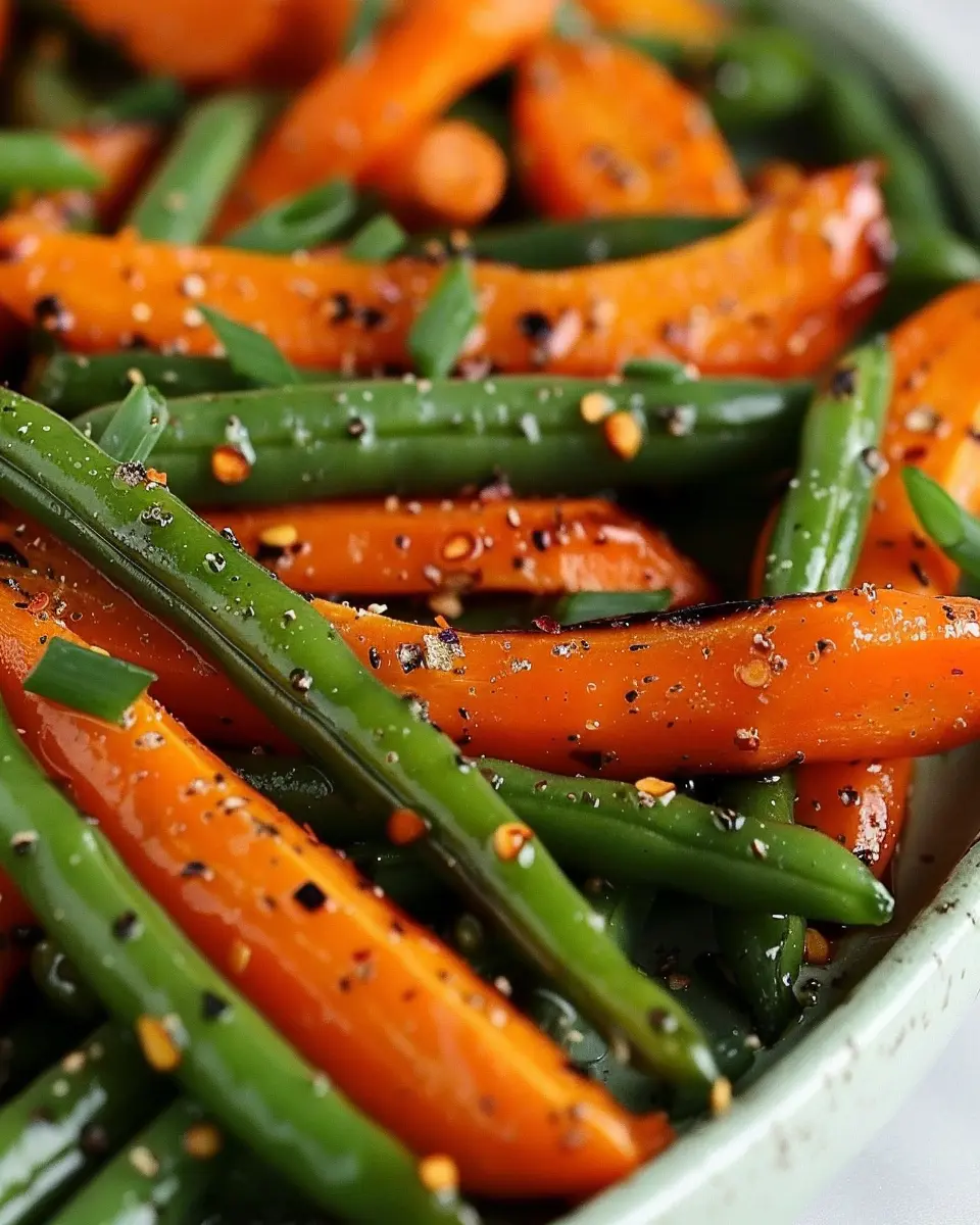 Honey Glazed Carrots and Green Beans: The Best Easy Side Dish