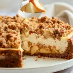 Apple Crumble Cheesecake