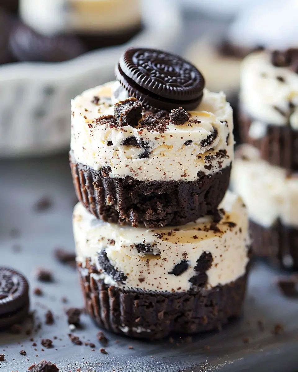 Mini Oreo Cheesecakes: Indulgent Bites of Bliss at Home