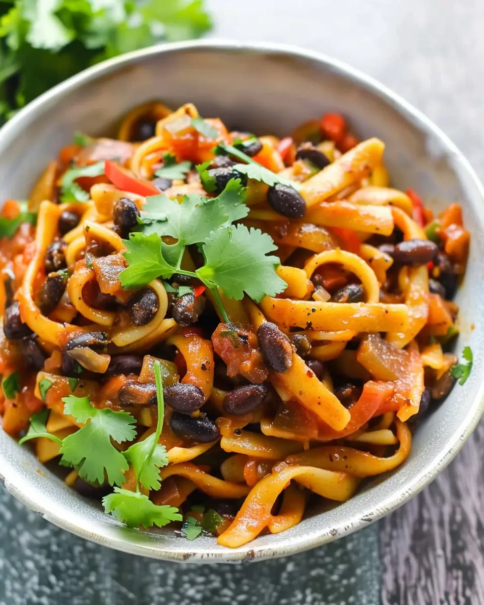 Black Bean Fajita Pasta: Easy, Flavorful Twist on Dinner