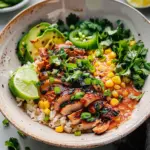 Street Corn Chicken Rice Bowl