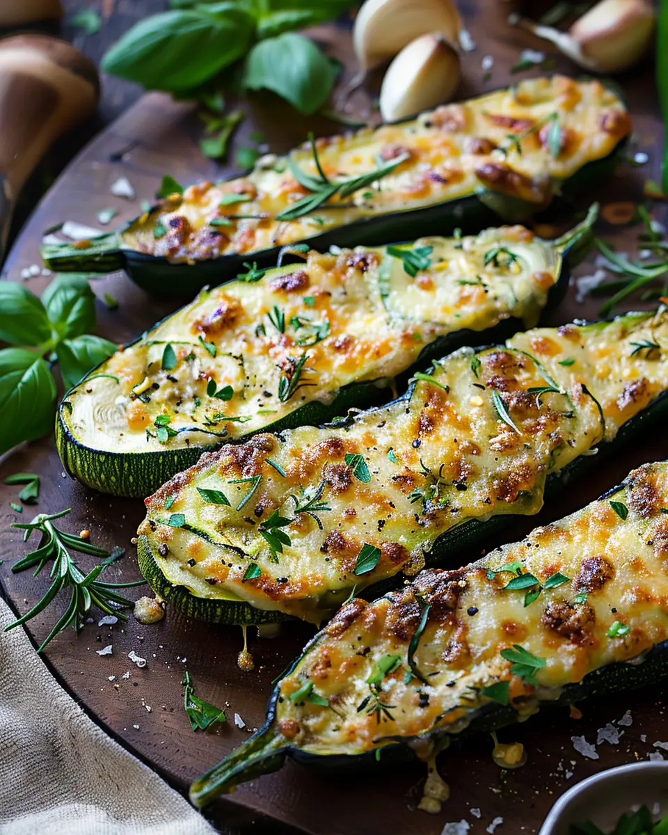 Cheesy Garlic Zucchini Steaks: Easy, Indulgent Weeknight Delight