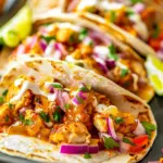 Garlic Butter Honey BBQ Chicken Tacos