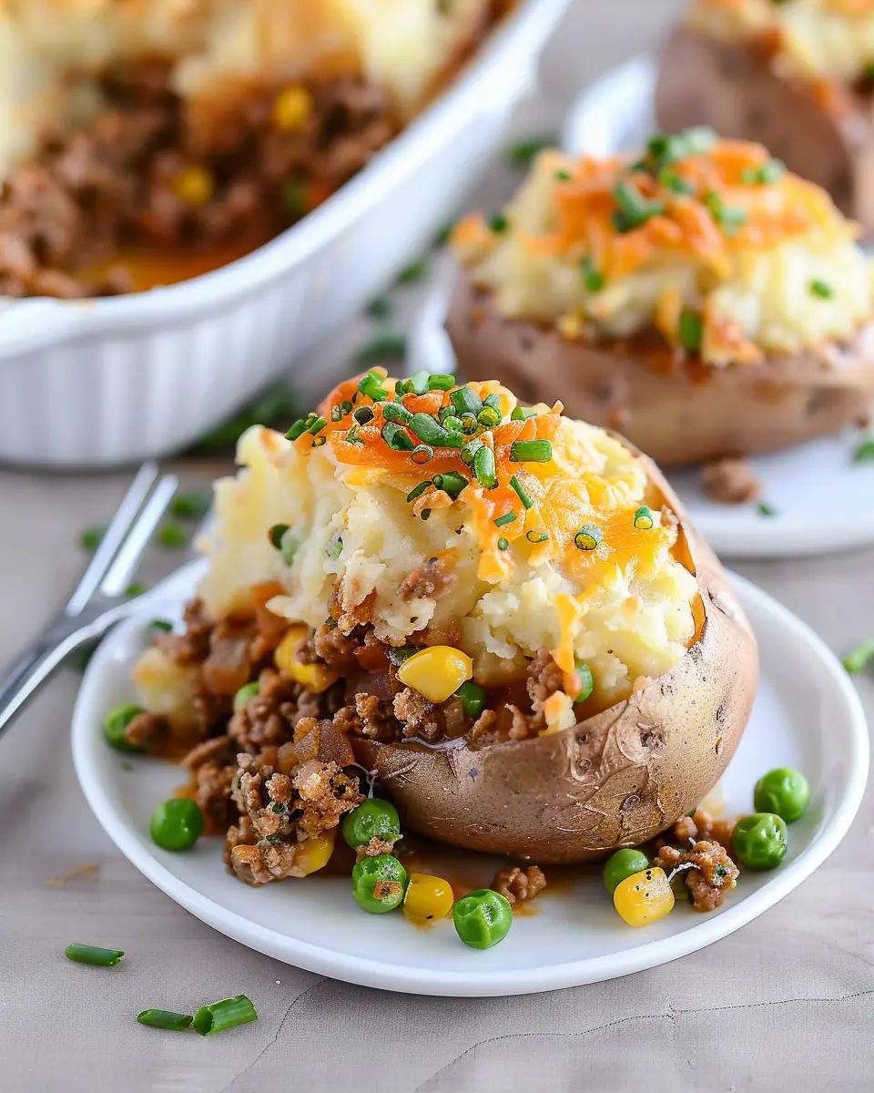 Shepherd’s Pie Baked Potatoes: A Cozy Twist on Comfort Food