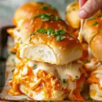 Sheet Pan Buffalo Chicken Sliders