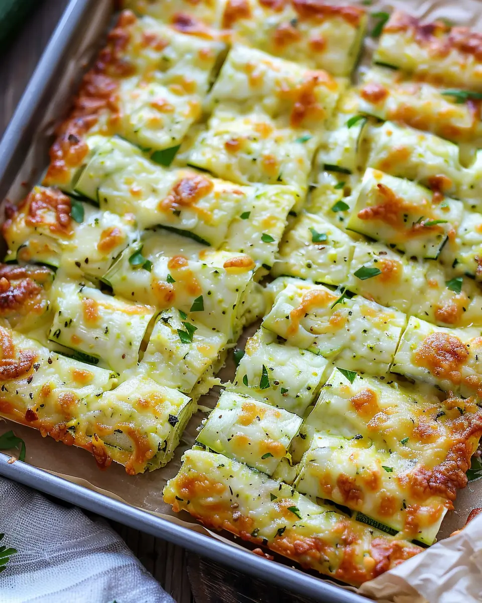 Cheesy Zucchini Breadsticks: Easy and Irresistibly Delicious