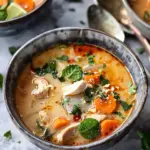 Crockpot Thai Coconut Chicken Soup