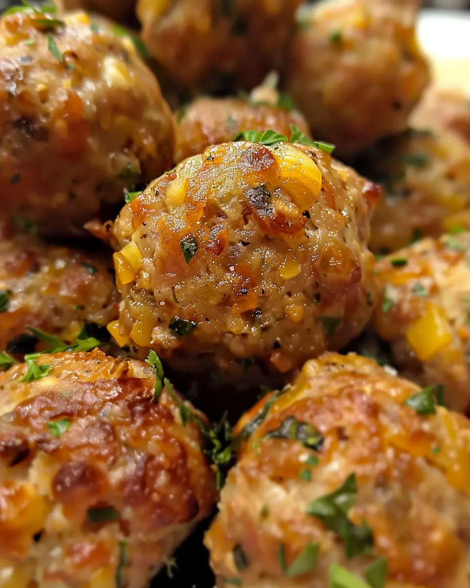 Original Sausage Balls: Easy Beef &amp; Turkey Bacon Delight